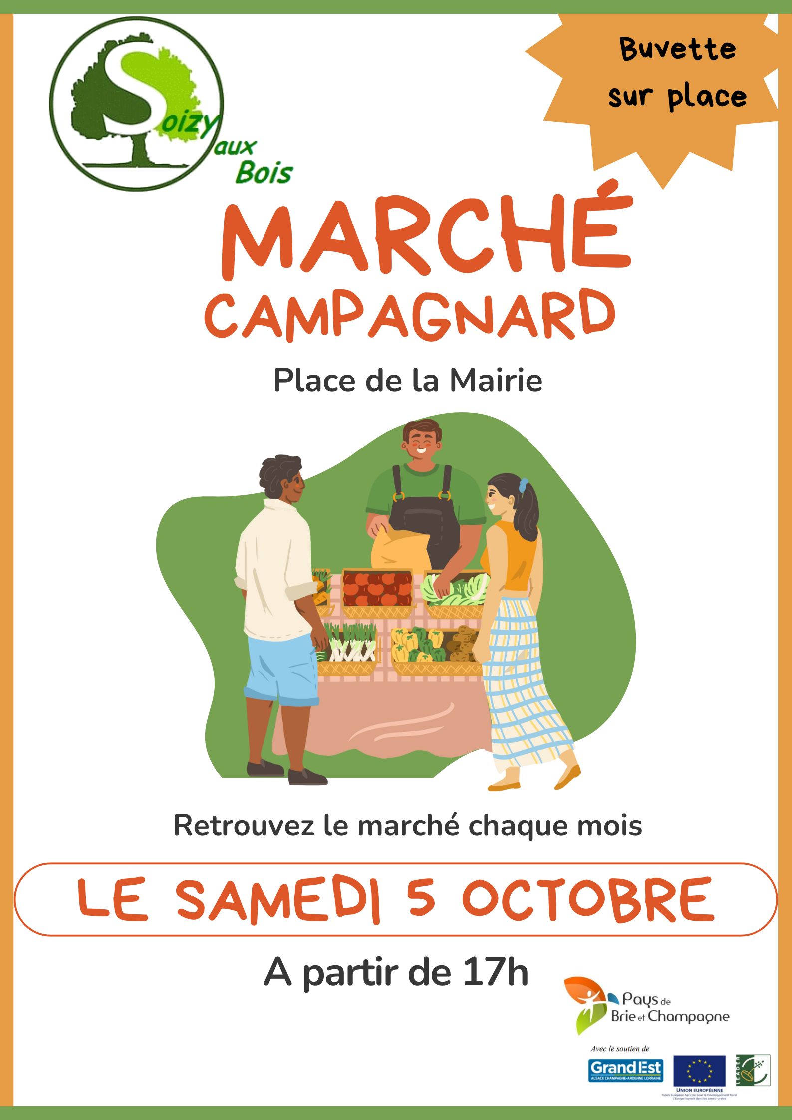 MARCHÉ CAMPAGNARD DU MOIS D'OCTOBRE